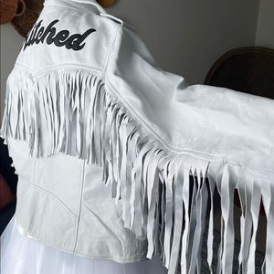 Bridal leather jacket